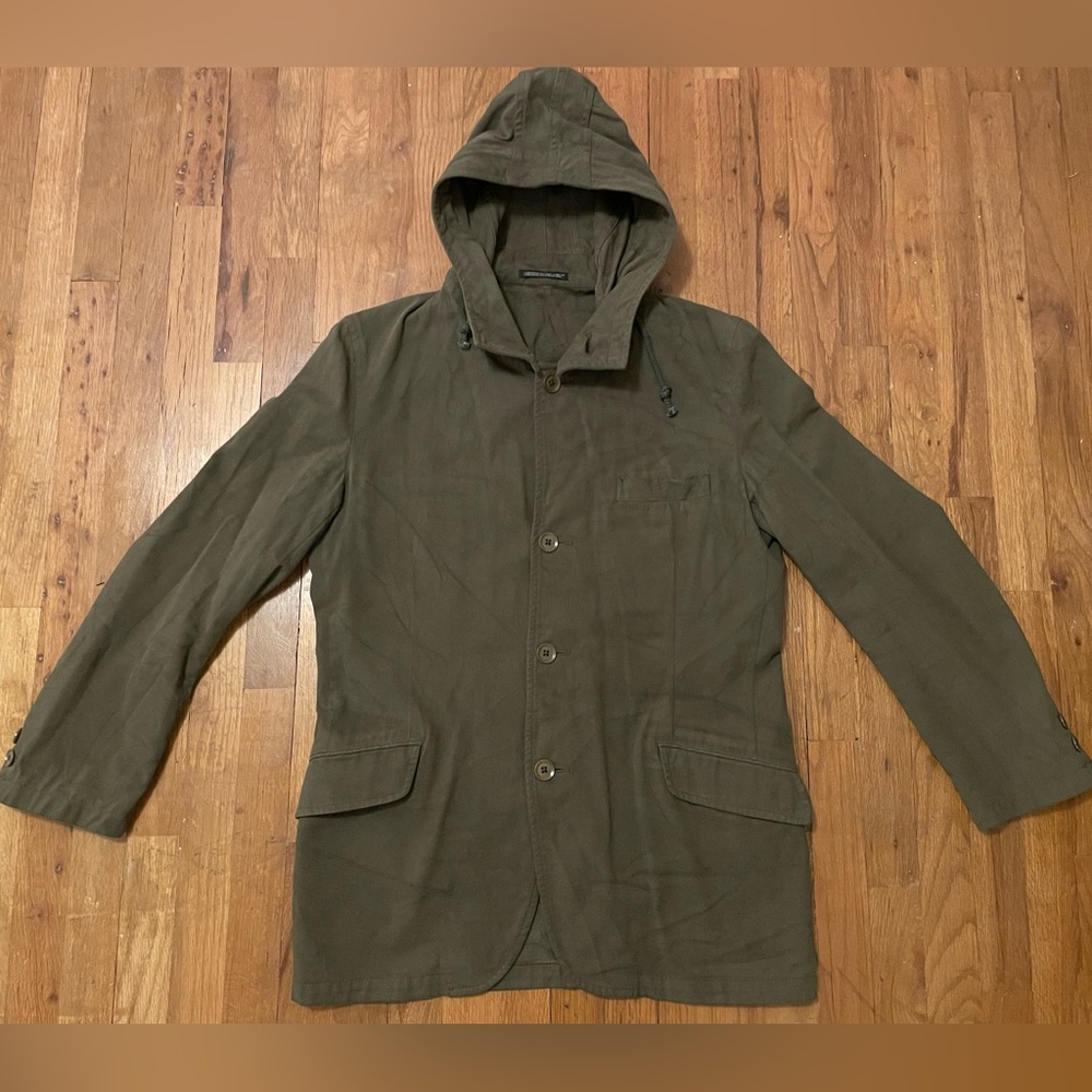 Yohji Yamamoto Pour Homme Hooded Coat - Picture 1 of 3